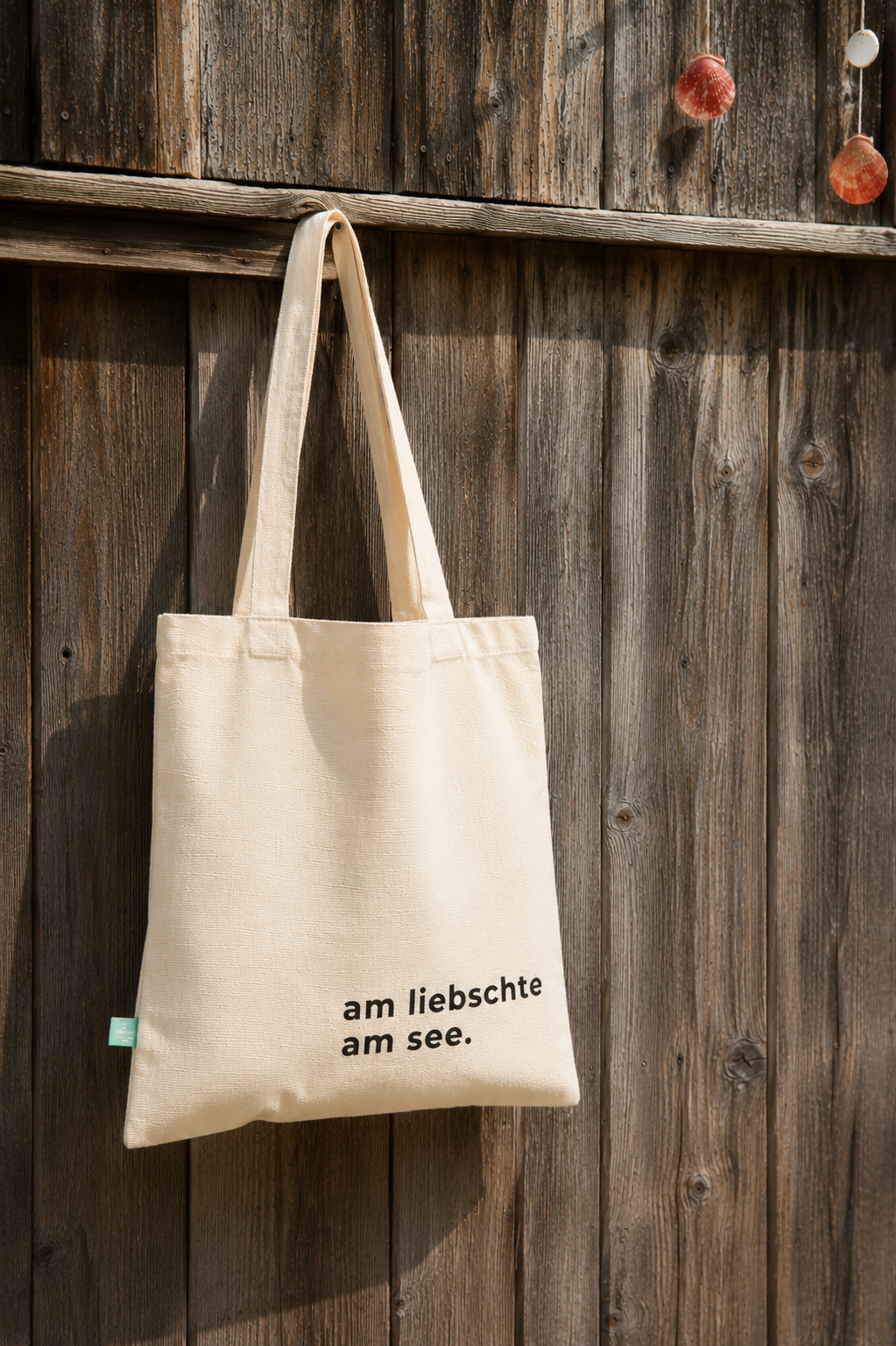 am liebschte am see. | Stofftäsche