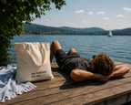 am liebschte am see. | Stofftäsche