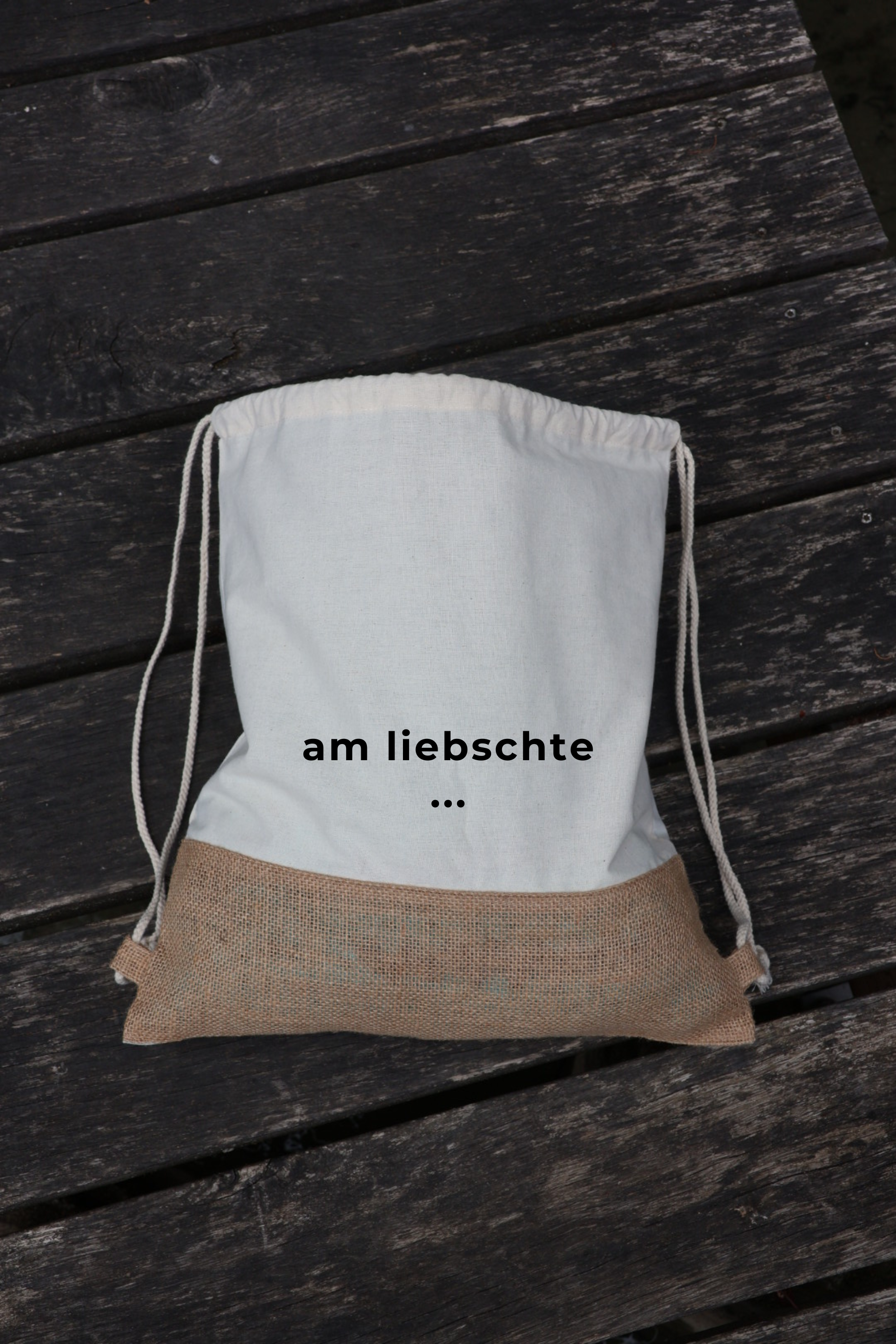 Rucksäckli | met dim eigene 'am liebschte...' Spruch