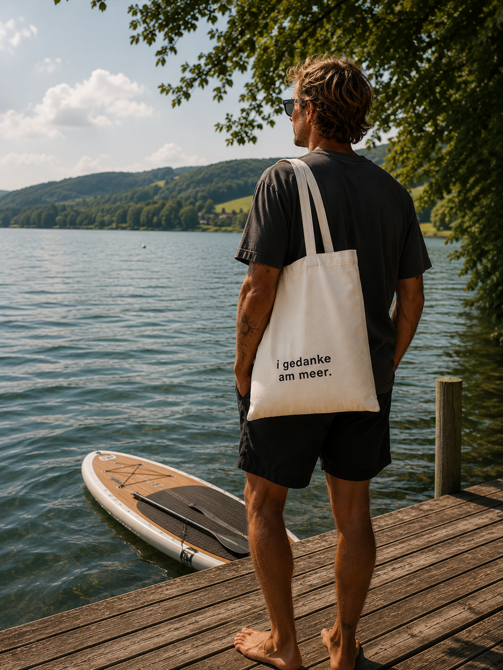 i gedanke am meer. | Stofftäsche