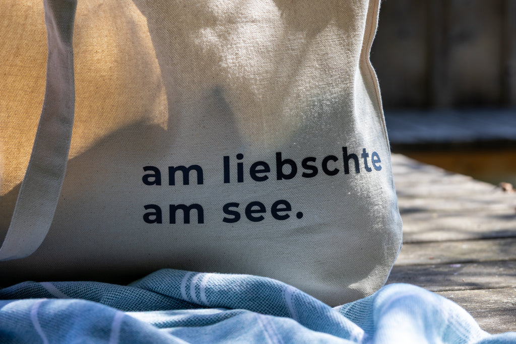 am liebschte am see. | grossi Täsche met Riissverschluss