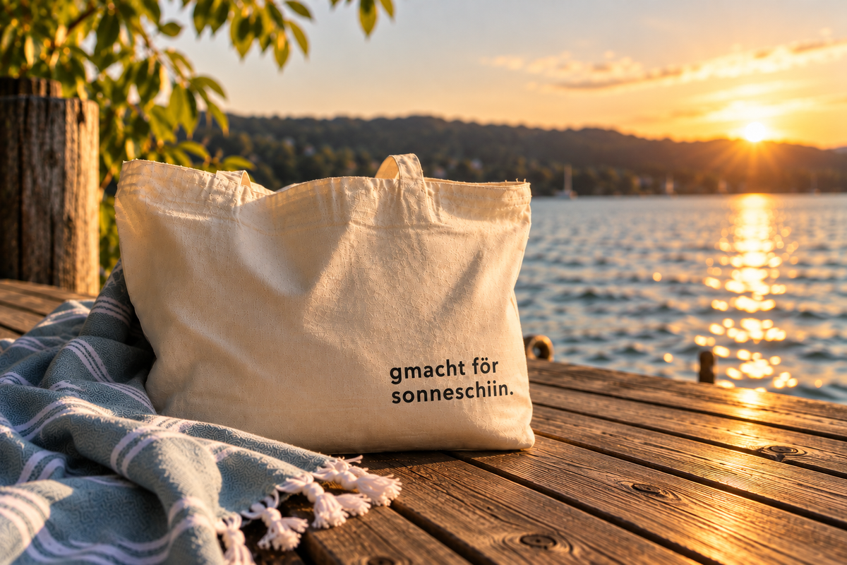 grossi Täsche mit Riissverschluss | meteme original palima Spruch zum uswähle