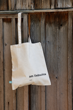 Stofftäsche | met dim eigene 'am liebschte...' Spruch