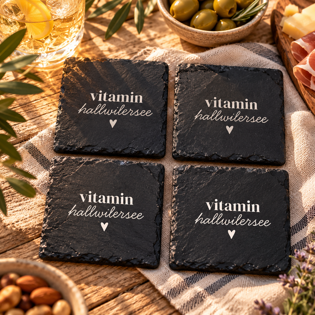 Untersetzer 4er Set | met 4 original palima Sprüch zum uswähle