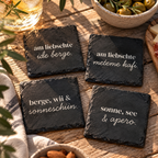 Untersetzer 4er Set | met 4 original palima Sprüch zum uswähle