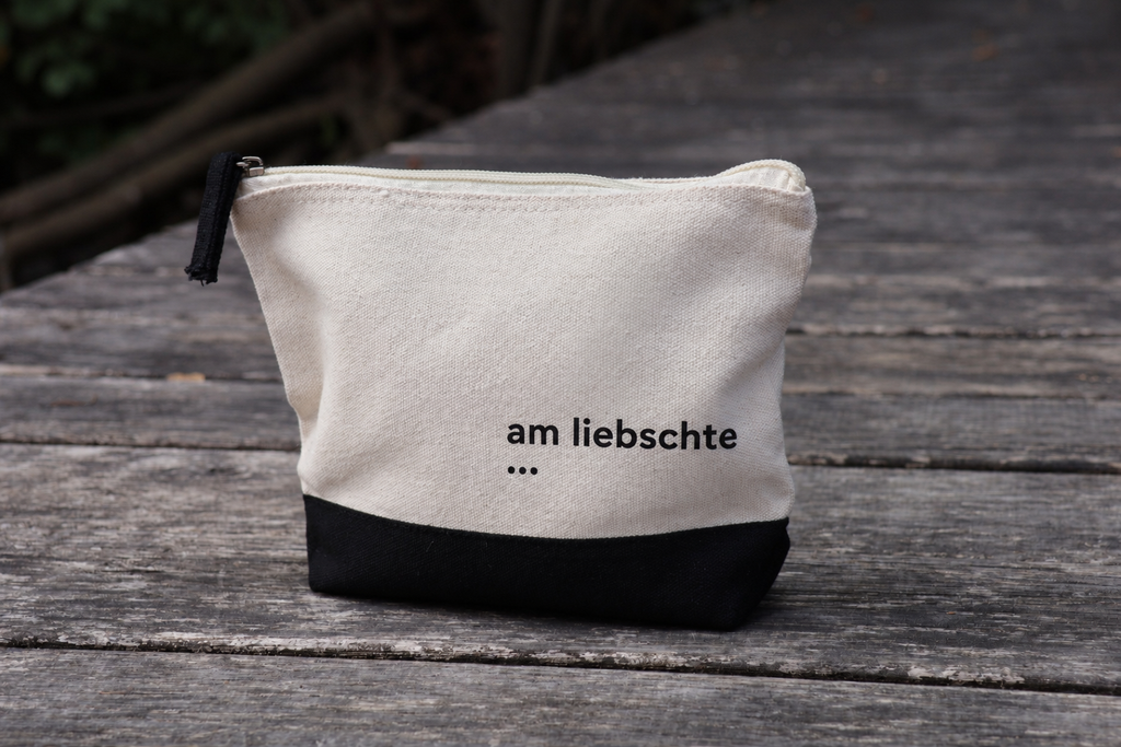 chliises Täschli | met dim eigene 'am liebschte ...' Spruch