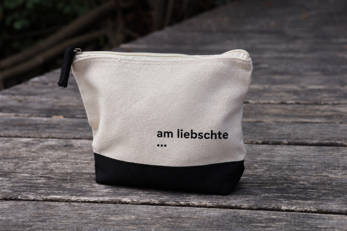 chliises Täschli | met dim eigene 'am liebschte ...' Spruch