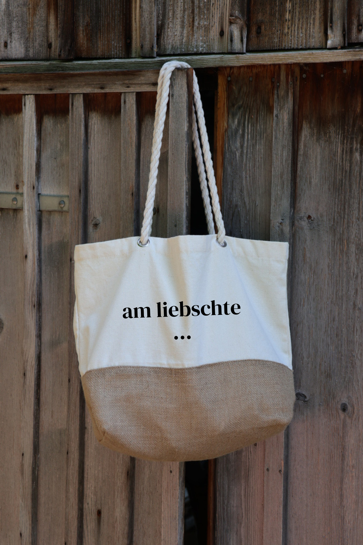 Strandtäsche | met dim eigene 'am liebschte...' Spruch